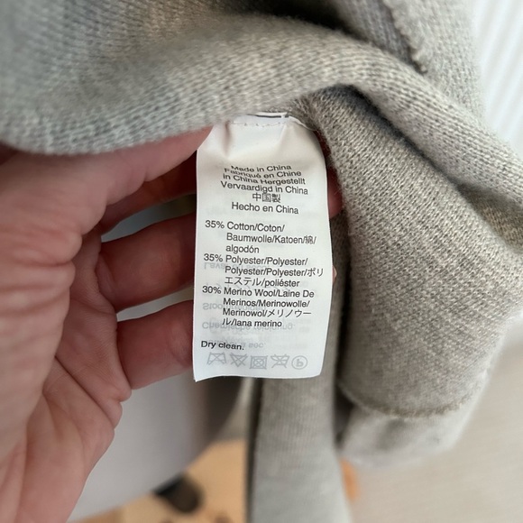 J.Crew 365 Sophie in Heather Gray Open-Front Sweater Blazer Cardigan Size Small - Picture 6 of 7